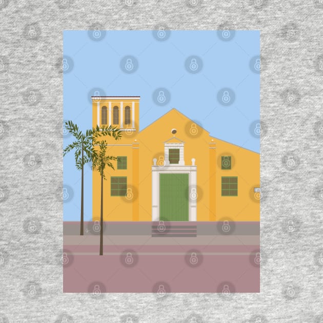 Trinidad Plaza Church, Getsemani, Colombia by lymancreativeco